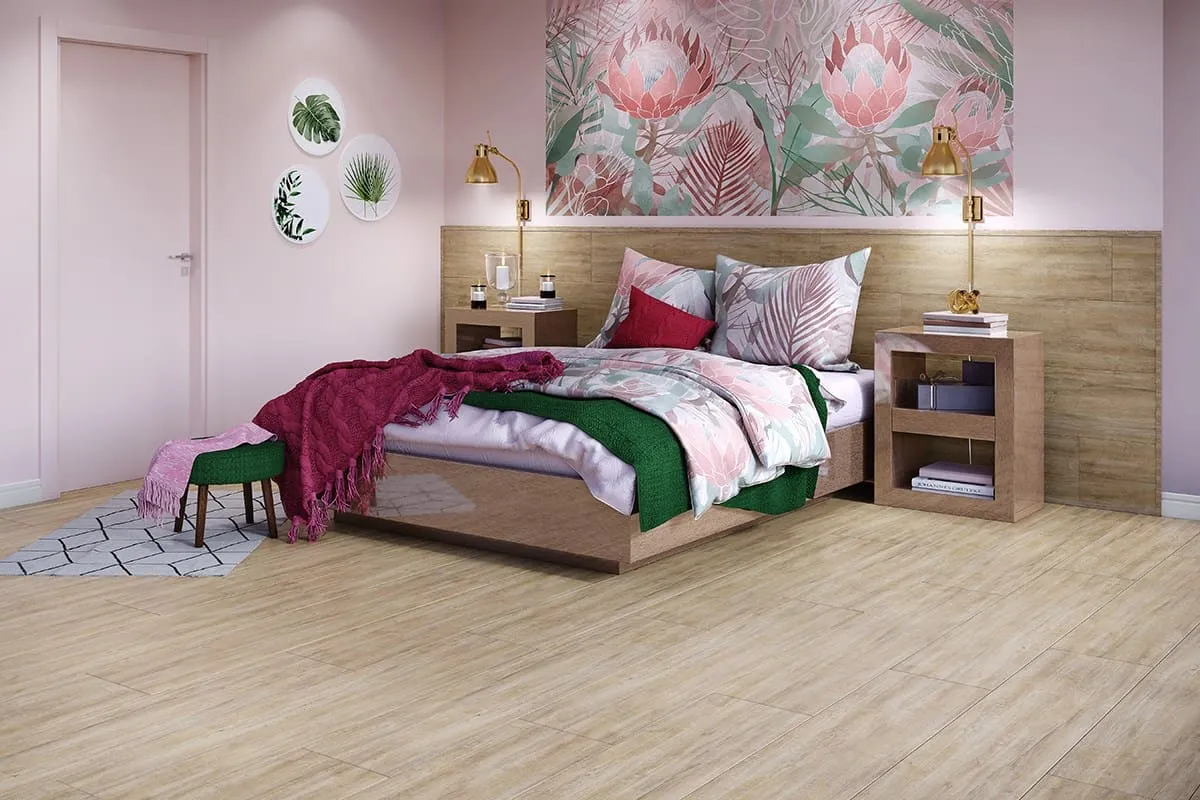 Ambiente — piso laminado Carvalho Ouro