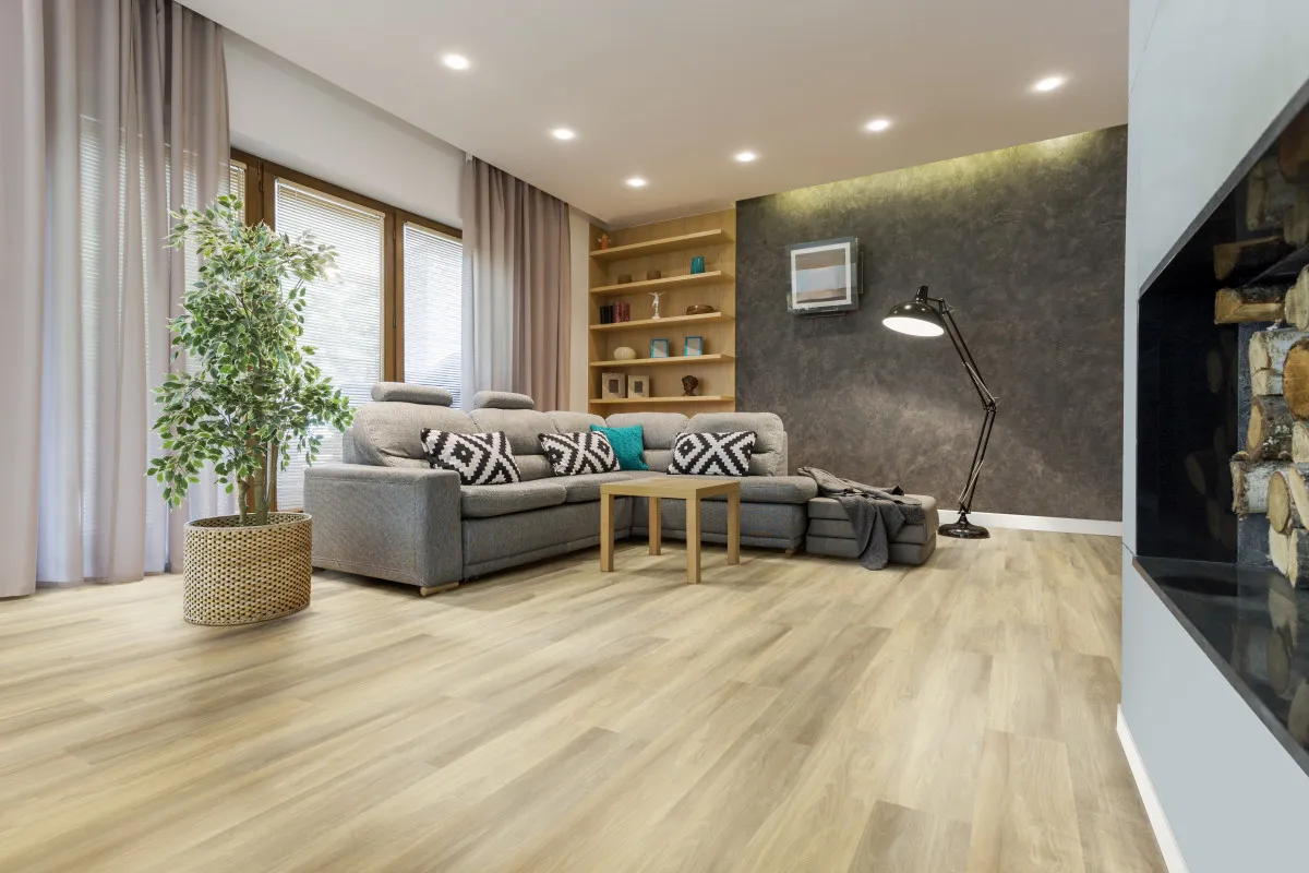 Ambiente — piso vinílico Tulipa